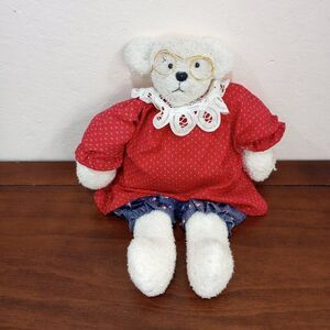 Christmas Stuffed Teddy Bear, 14" Tall